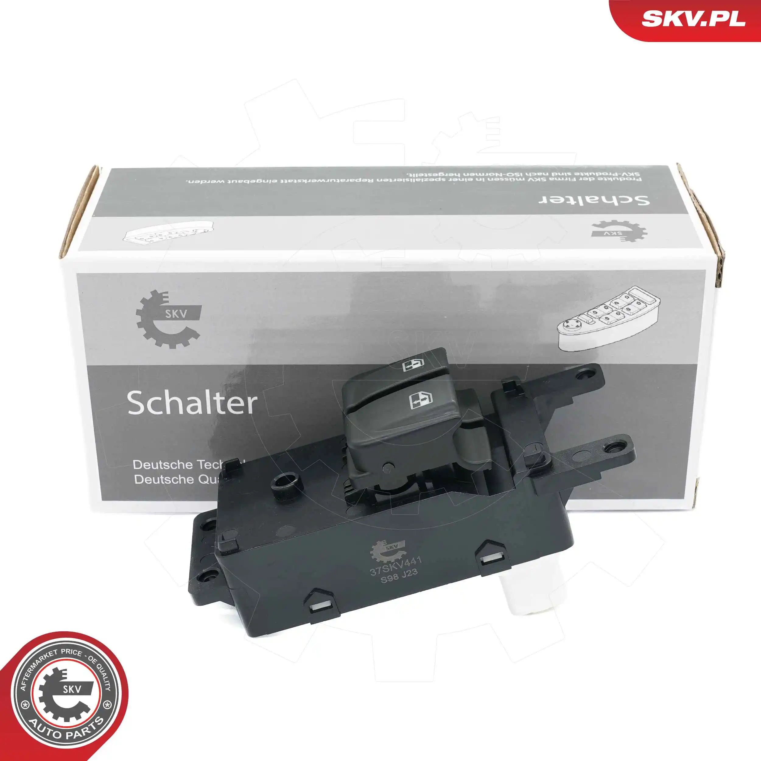 Switch, window regulator